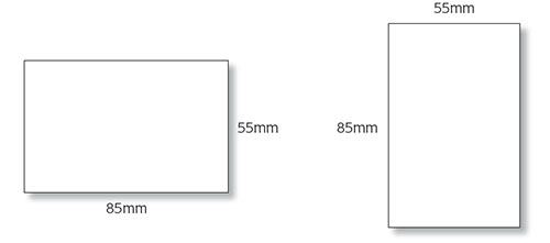 Business Card Size Dimensions